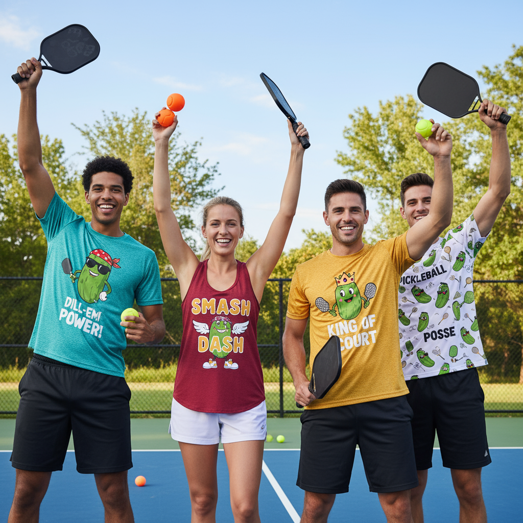Exploring Humor and Style in Pickleball Shirts